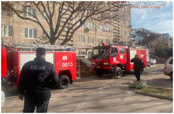 Հրդեհ՝ Երևանում․ ժամանել է հրշեջների 2 մարտական հաշվարկ